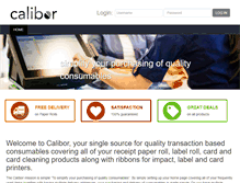 Tablet Screenshot of calibor.co.nz